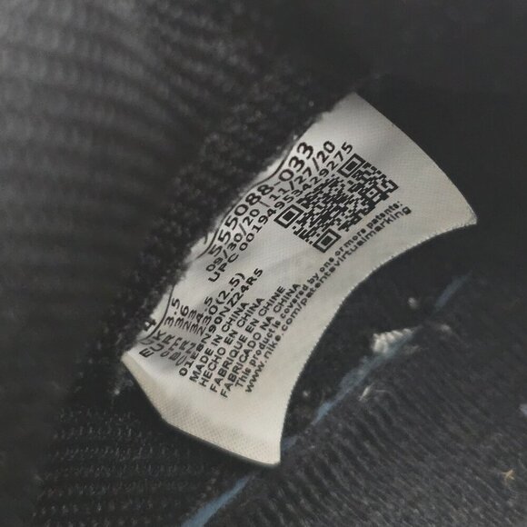 Air Jordan | 1 Retro 'Patina' black leather sporty hi-top sneakers | WMS 5.5 - Picture 8 of 8